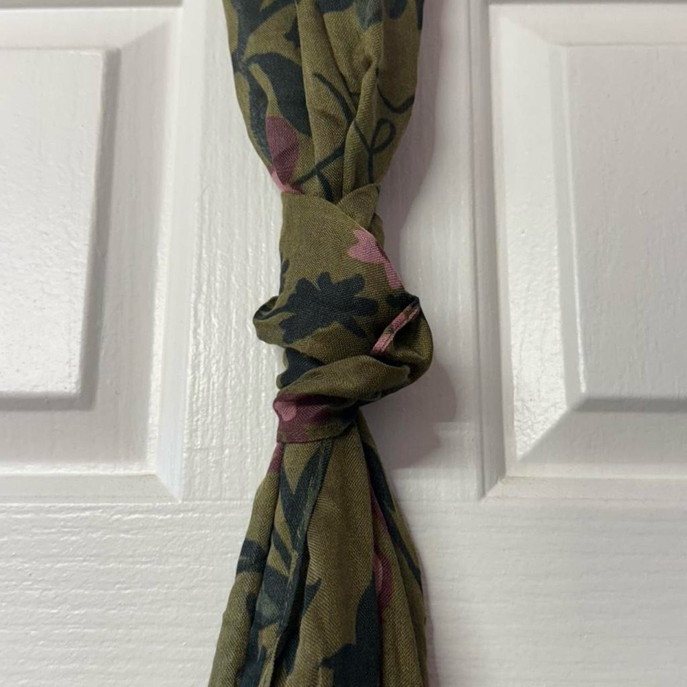 New | Sold Out Online! Veiled Olive Rose Printed Woven Modal Scarf/Hijab
